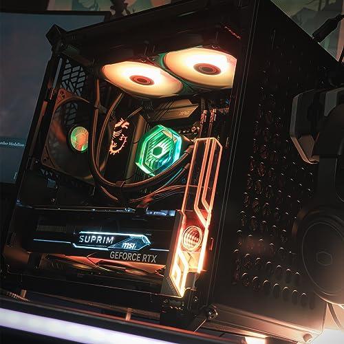 Cooler Master MasterLiquid Atmos 240 Must AIO CPU-veejahutus – Kahekambriline pump, eellaaditud SickleFlow 120 Edge ventilaatorid, adresseeritav Gen 2 RGB, LGA1700 & AM5 – Must – pilt 11