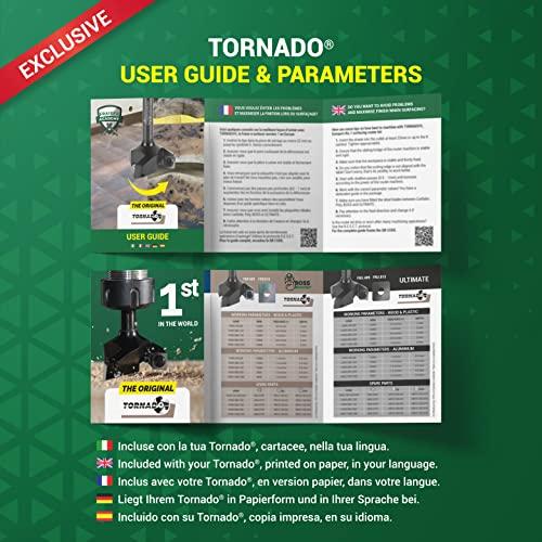 TORNADO Fraiser tasafrēes 8mm varrega puidule, läbimõõt 35 mm, 3 vahetatava kõvasulamm-teraga, kaetud 10,5 x 10,5 mm, ülafreesile (D=35 I=10.5 S=8) – pilt 7