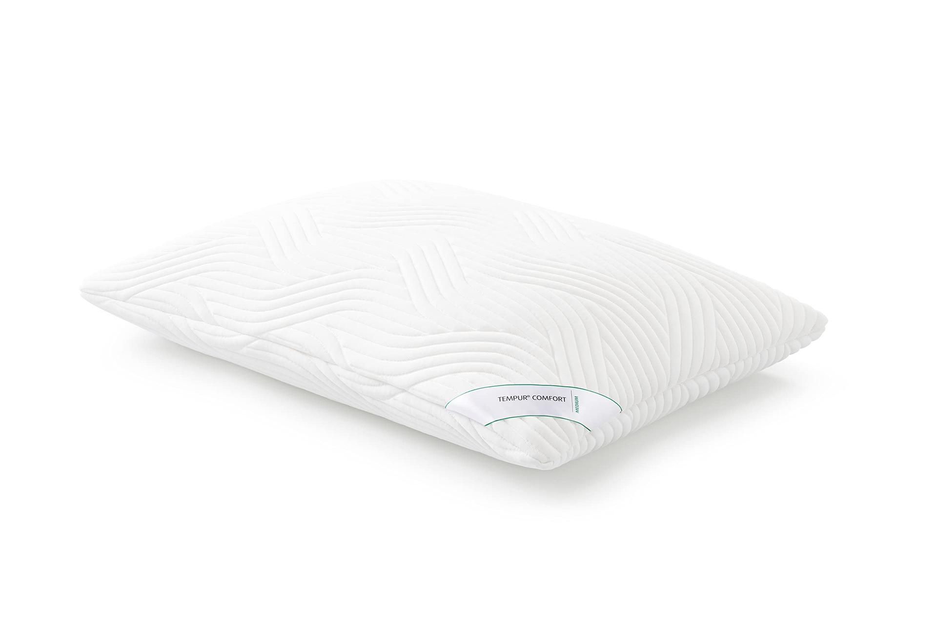 TEMPUR Comfort Medium une padi, klassikaline padi kõikidele magamisasenditele, pestav kate, OEKO-TEX MADE IN GREEN, keskmise tugevusega, 80 x 40 cm