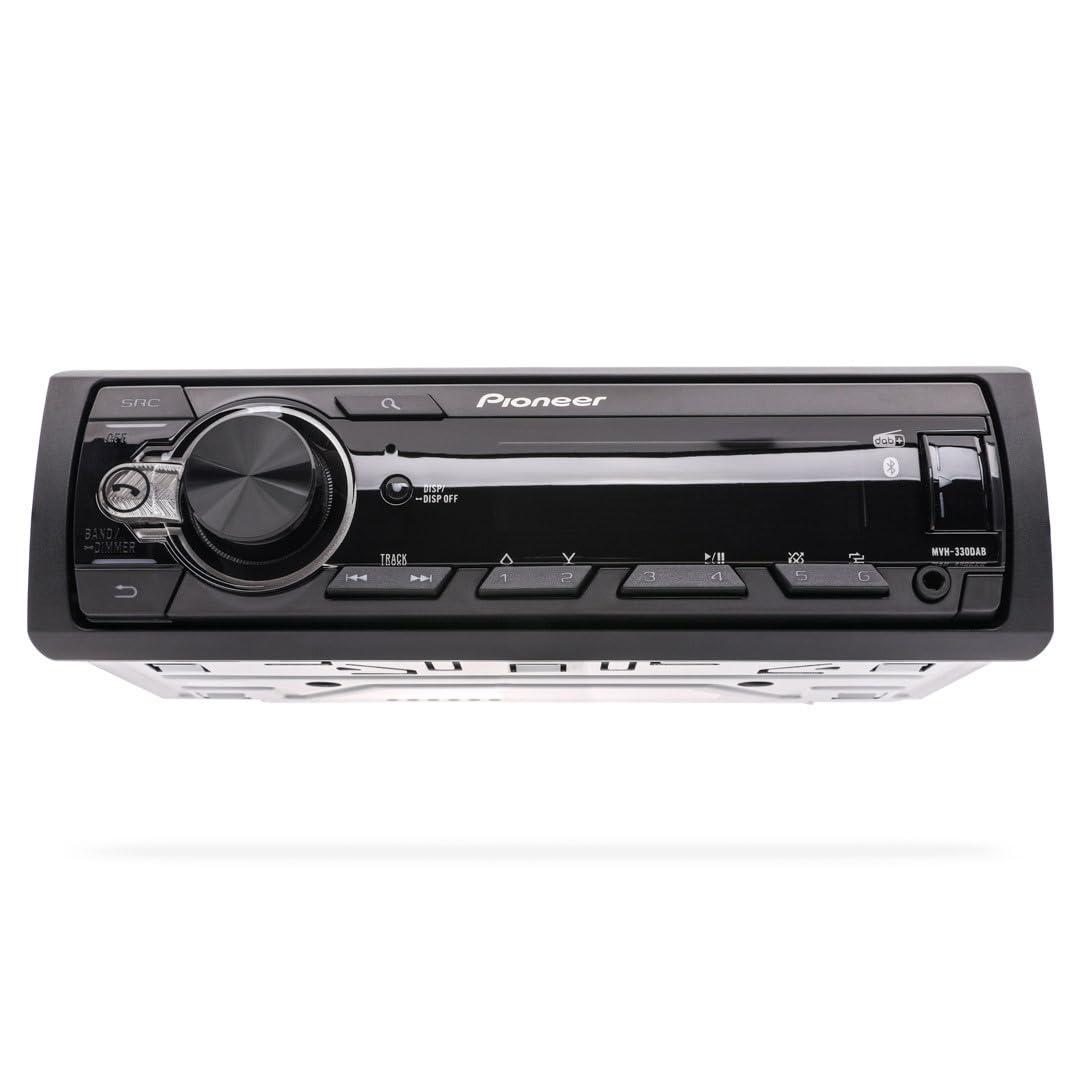 Pioneer MVH-330DAB, 1DIN autostereo RDS ja DAB+, USB, AUX sisend, Bluetooth, madal paigaldussügavus – pilt 8