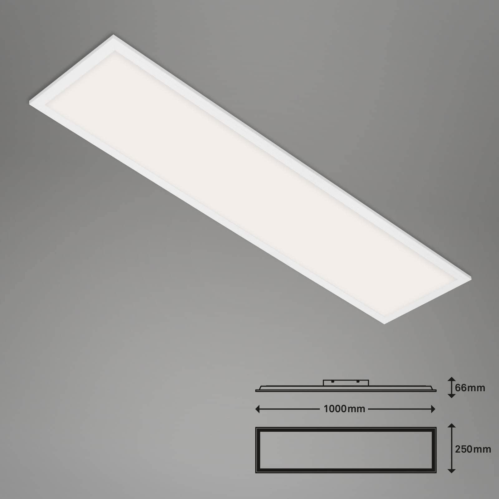 BRILONER – Nutikas LED laelamp, töötab Alexaga, reguleeritav soojast külma valgeni, laevalgusti, elutoa- ja magamistoalamp, LED-paneel, 100x25x6,6 cm, valge – pilt 8