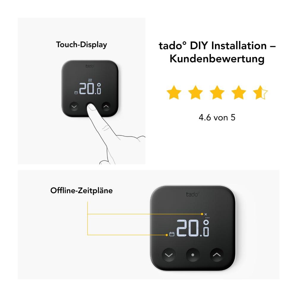 tado° Nutikas Termostaat X – Starter Komplekt põrandaküttele ja boilerile, juhtimine rakenduse ja nutikõlari abil (Alexa, Siri, Google Assistant), isepaigaldatav, ei ühildu tado° V3+ – pilt 7