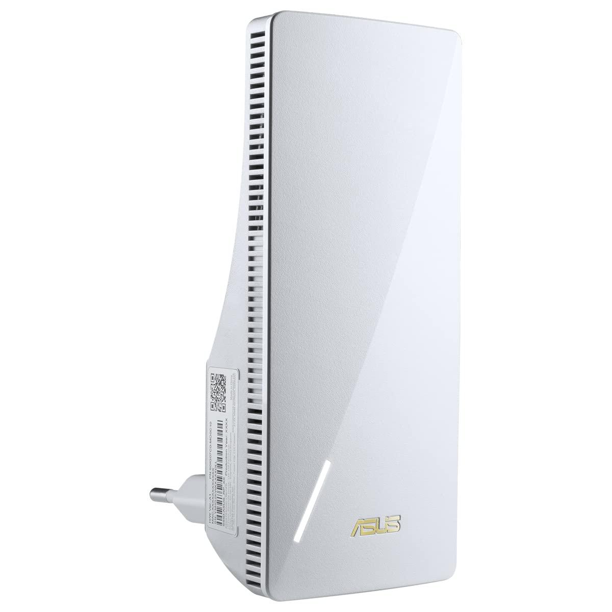ASUS RP-AX58 AX3000 kaheribaline WiFi 6 leviala laiendaja/AiMesh laiendaja (160 MHz ribalaius 5 GHz kanalitel, rakendusepõhine seadistamine, lai ühilduvus) – detailne vaade