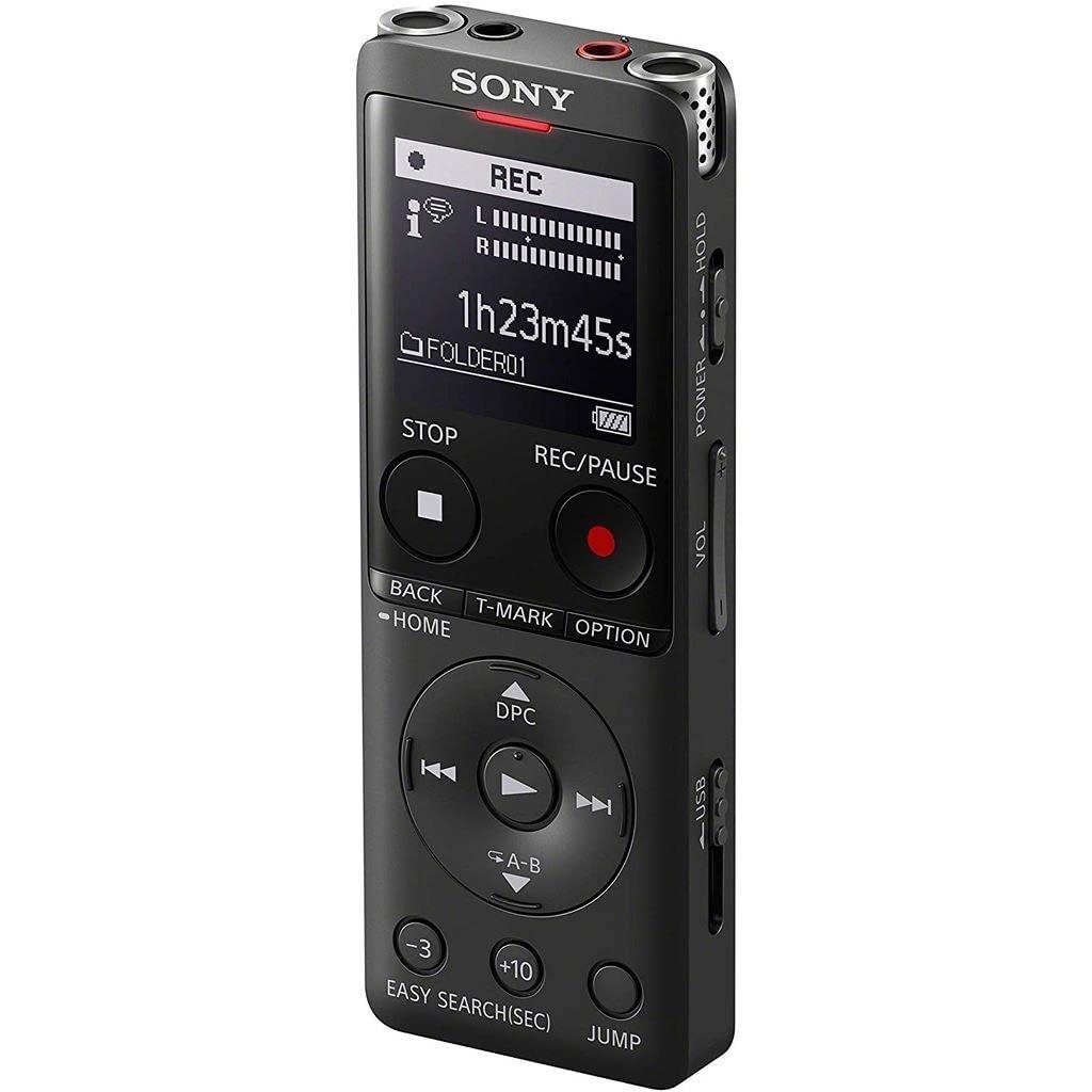 Sony ICD-UX570B digitaalne diktofon (OLED-ekraan