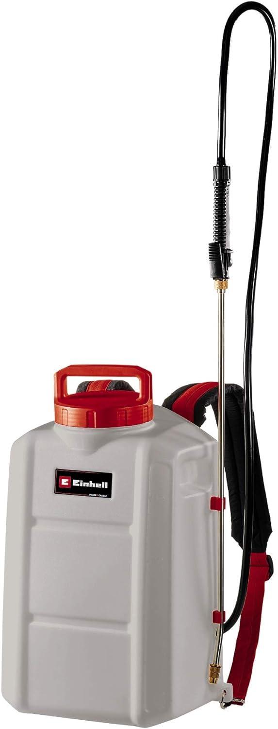 Einhell akutoitega surveprits GE-WS 18/150 Li-Solo Power X-Change (liitiumioon, 15 l mahutiga, mõõteskaalaga, reguleeritava messingist düüsiga, roostevabast terasest pihustuslanstaga, ilma aku ja laadijata)