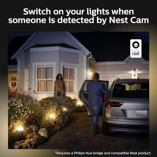 Philips Hue White Welcome välisvalgusti (2.600 lm), hämardatav õue seinavalgusti Hue valgustussüsteemiga, soe kuni külmvalge valgus, nutikas valgusjuhtimine hääle ja rakenduse kaudu, must – pilt 10