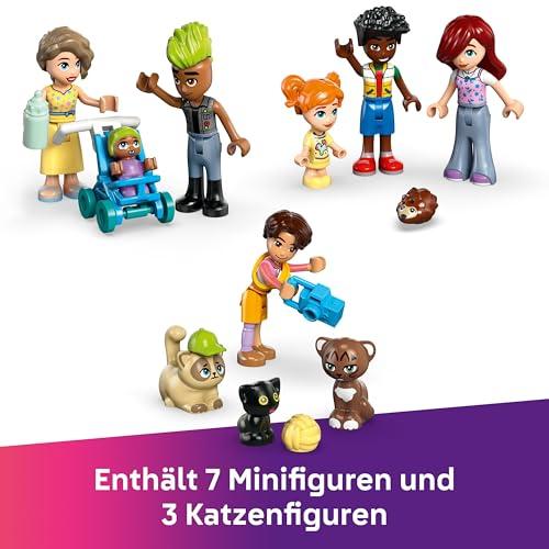 LEGO Friends Heartlake City elamu- ja ostutänav, ehituskomplekt rollimängudeks 9 tegelaskujuga (sh 7 minifiguuri) ja 3 kassiga, kingitus tüdrukutele ja teismelistele, mängumaja 42670 – pilt 6