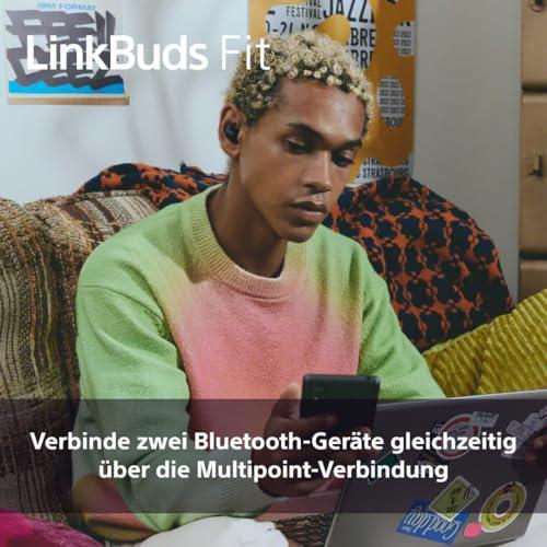 Sony LinkBuds Fit – Tõeliselt juhtmevabad mürasummutavad Bluetooth-kõrvaklapid – Mugav kogu päeva, IPX4, ümbritseva heli režiim, 21h aku kestvus, multipoint-ühendus, iOS & Android – Must – pilt 8