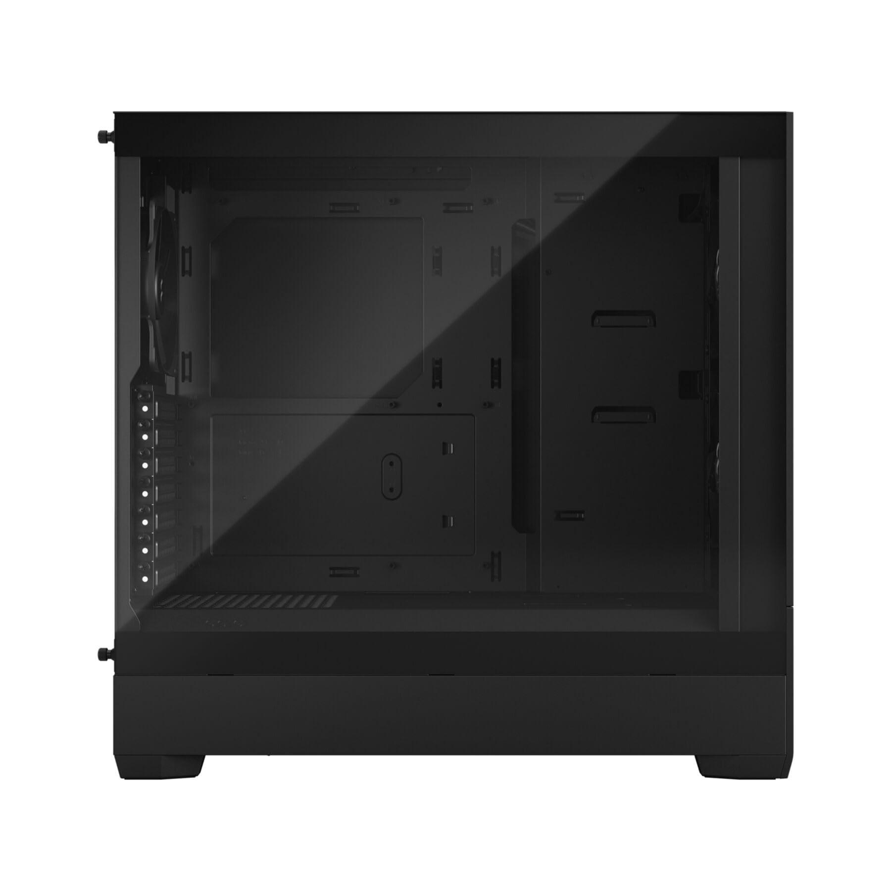 Fractal Design Pop Air Black – Karastatud Klaas – Kärgstruktuuriga Mesh Eespaneel – TG Külgpaneel – Kolm 120 mm Aspect 12 Ventilaatorit – ATX Kõrge Õhuvooluga Mänguarvuti Korpus – pakend ja tarvikud
