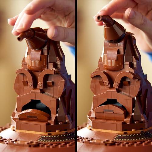 LEGO Harry Potter Kõnelev Müts, Sigatüüka Mudel Täiskasvanutele, Filmikingitus Naisele ja Mehele, Emale ja Isale, Juhuslike 31 Heli Kombinatsiooniga, Määrab Sinu Sigatüüka Maja 76429 – pilt 10