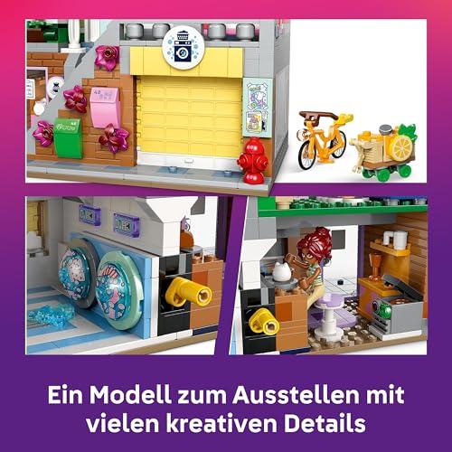 LEGO Friends Heartlake City elamu- ja ostutänav, ehituskomplekt rollimängudeks 9 tegelaskujuga (sh 7 minifiguuri) ja 3 kassiga, kingitus tüdrukutele ja teismelistele, mängumaja 42670 – pilt 7