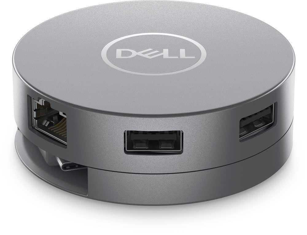 Dell DA305 mobiilne adapter dokkimisjaam 2xUSB 3.1/HDMI/VGA/DisplayPort/USB-C/Ethernet passiivne hall – pakend ja tarvikud