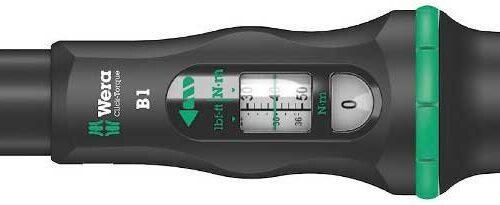 Wera 05075610001 Click-Torque B 1 pöördemomendivõti vahetatava rätsaga