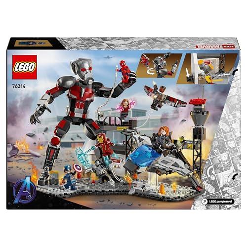 LEGO Marvel Kapten Ameerika: Kodusõda – Superkangelaste mängukomplekt 8 minifiguuriga ja mängulennukiga – Kingitus poistele ja tüdrukutele 76314 – pilt 9