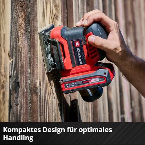 Einhell akuga vibratsioonilihvija TE-OS 18/113 3X Li-Solo Power X-Change (18 V, lihvija, 3 vahetatavat lihvplaati, 1,8 mm võnkeamplituud, tarvikud, ilma akuta) – pilt 10