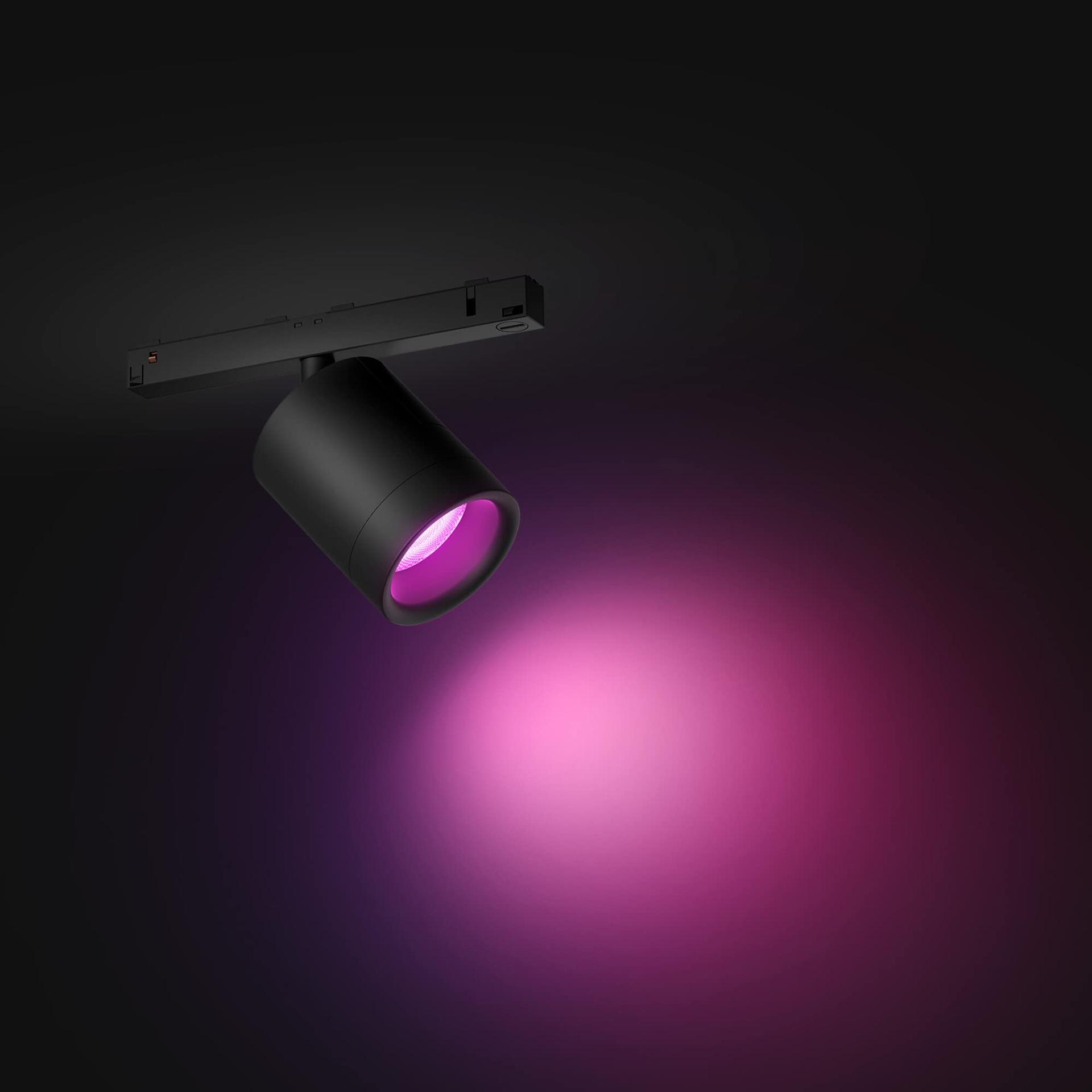 Philips Hue White & Color Ambiance Perifo laiendussport, dimmerdatav, 16 miljonit värvi, juhtimine rakenduse kaudu, ühilduv Amazon Alexa, Apple HomeKit ja Google Assistantiga, must – pilt 6