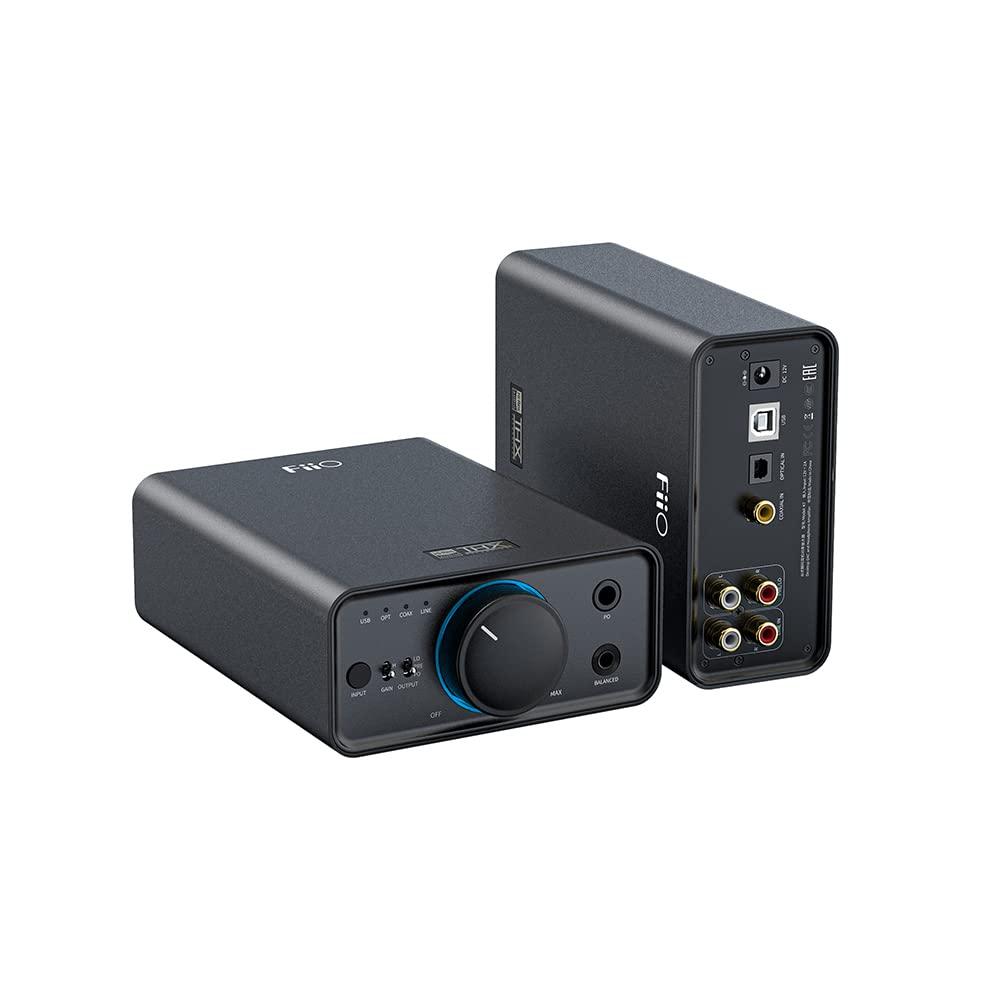FiiO K7 Täisbalanseeritud HiFi DAC Kõrvaklappide Võimendi AK4493S*2, XMOS XU208 PCM384kHz DSD256, USB/Optiline/Koaksiaal/RCA Sisendid, 6,35 mm/4,4 mm Väljund