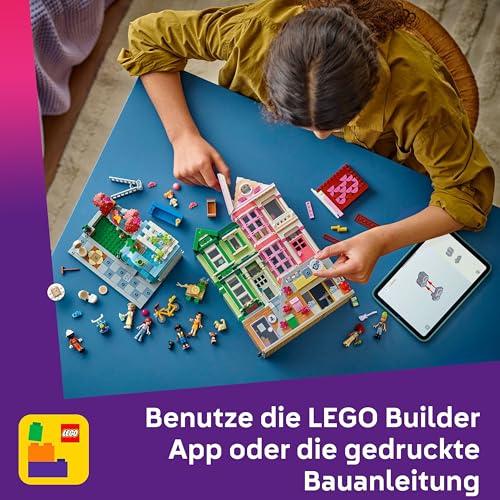 LEGO Friends Heartlake City elamu- ja ostutänav, ehituskomplekt rollimängudeks 9 tegelaskujuga (sh 7 minifiguuri) ja 3 kassiga, kingitus tüdrukutele ja teismelistele, mängumaja 42670 – pilt 9