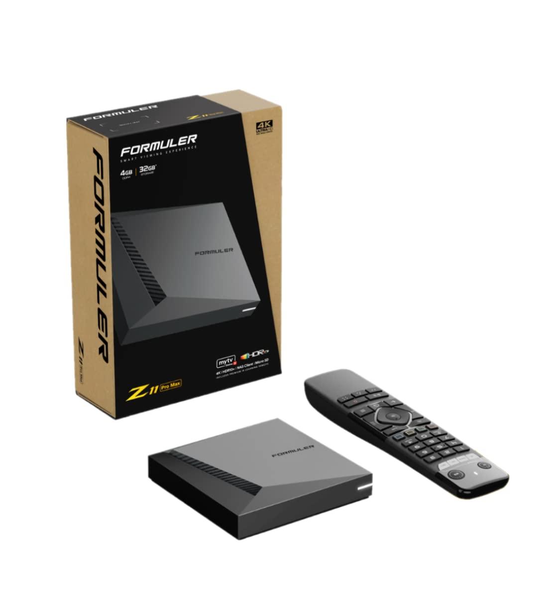 Formuler Z11 Pro Max 4K Android 11 Dual Band 5G Gigabit LAN 4GB RAM 32GB mälu koos Premium IR1 puldiga