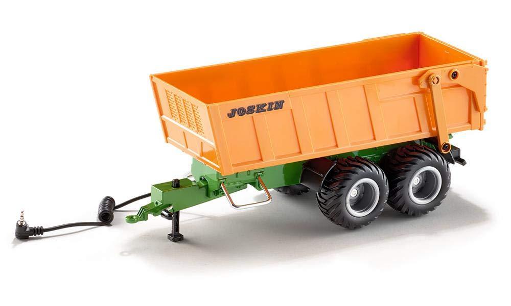 siku 6780, Tandemteljega haagis, 1:32, kaugjuhitav, sobib SIKU CONTROL haagisekonksuga sõidukitele, metall/plastik, oranž