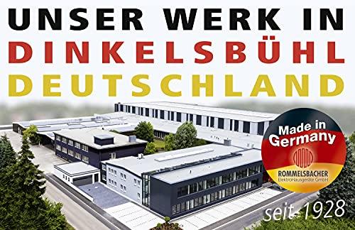 ROMMELSBACHER Üksikkoeraplaat THS 2022/E – Valmistatud Saksamaal, XXL-malmkütteplaat 220 mm Ø, 7-astmeline lüliti, võimsuspõhine reguleerimine, ülekuumenemiskaitse, 2000 W, roostevaba teras – detailne vaade