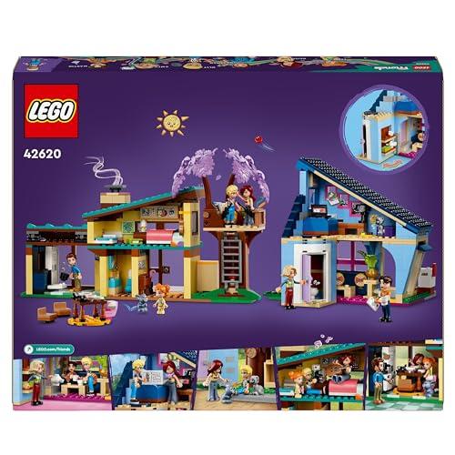 LEGO Friends Olly ja Paisley Pere Maja – Nukumaja koos figuuride ja tarvikutega, kahekorruseline mängumaja ja puumaja, loominguline kink lastele alates 7. eluaastast (42620) – pilt 11