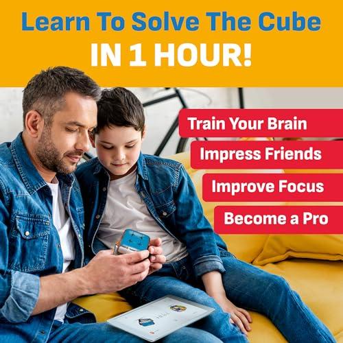GoCube Full-Pack – nutikas Bluetooth-ühendusega elektrooniline kiirkuubik – auhinnatud 3×3 magnetiline nuputamiskuubik koos interaktiivse rakendusega – detailne vaade