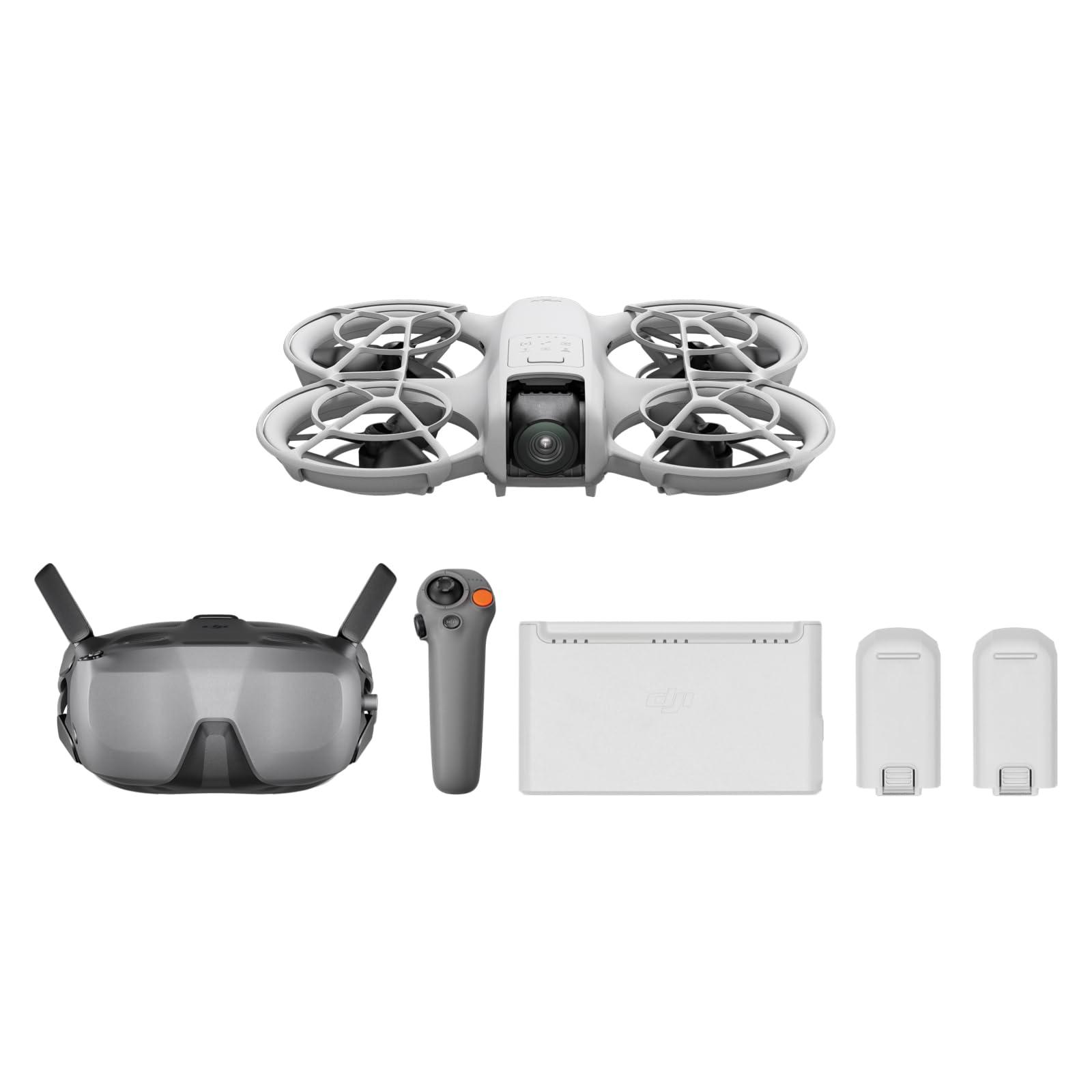 DJI RC 2 puldiga kaugjuhtimisseade DJI Flip, DJI Air 3S, DJI Air 3, DJI Mini 4 Pro, DJI Neo droonidele, 20 km O4-ülekanne, 5,5-tolline Full-HD ekraan, nutikas puldijuhtimine droonidele – detailne vaade