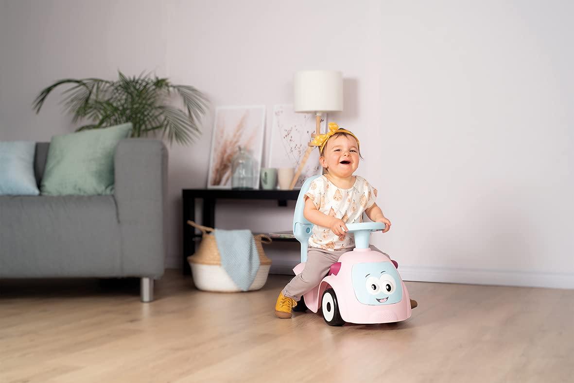 Smoby – Maestro Balade Rose – Mugav liikumisauto 3 kasutusfunktsiooniga: lükatav jalutuskäru, kõndimisabi ja tõukeauto, lastele alates 6. elukuust – pilt 7
