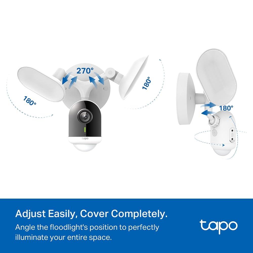 Tapo C720 projektoriga turvakaamera kaabliga | Välikasutuseks mõeldud 2K jälgimiskaamera, WiFi 2.4GHz, microSD-kaardipesa, Google Home ja Alexa tugi | Juhtmega valvekaamera 2800lm LED-valgustusega – pilt 6