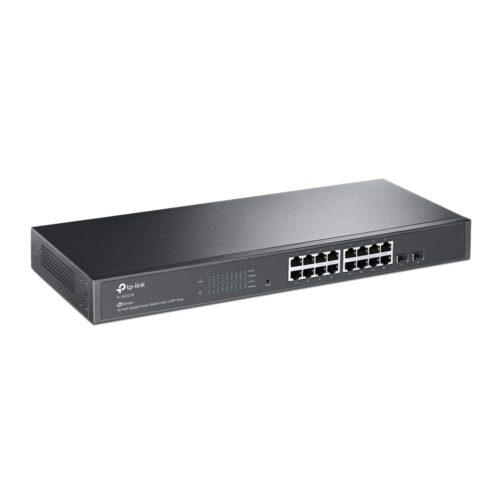 TP-Link TL-SG2218 16-pordiga Gigabit hallatav võrgulüliti 2 SFP-pesaga (19-tolline rack-paigaldus