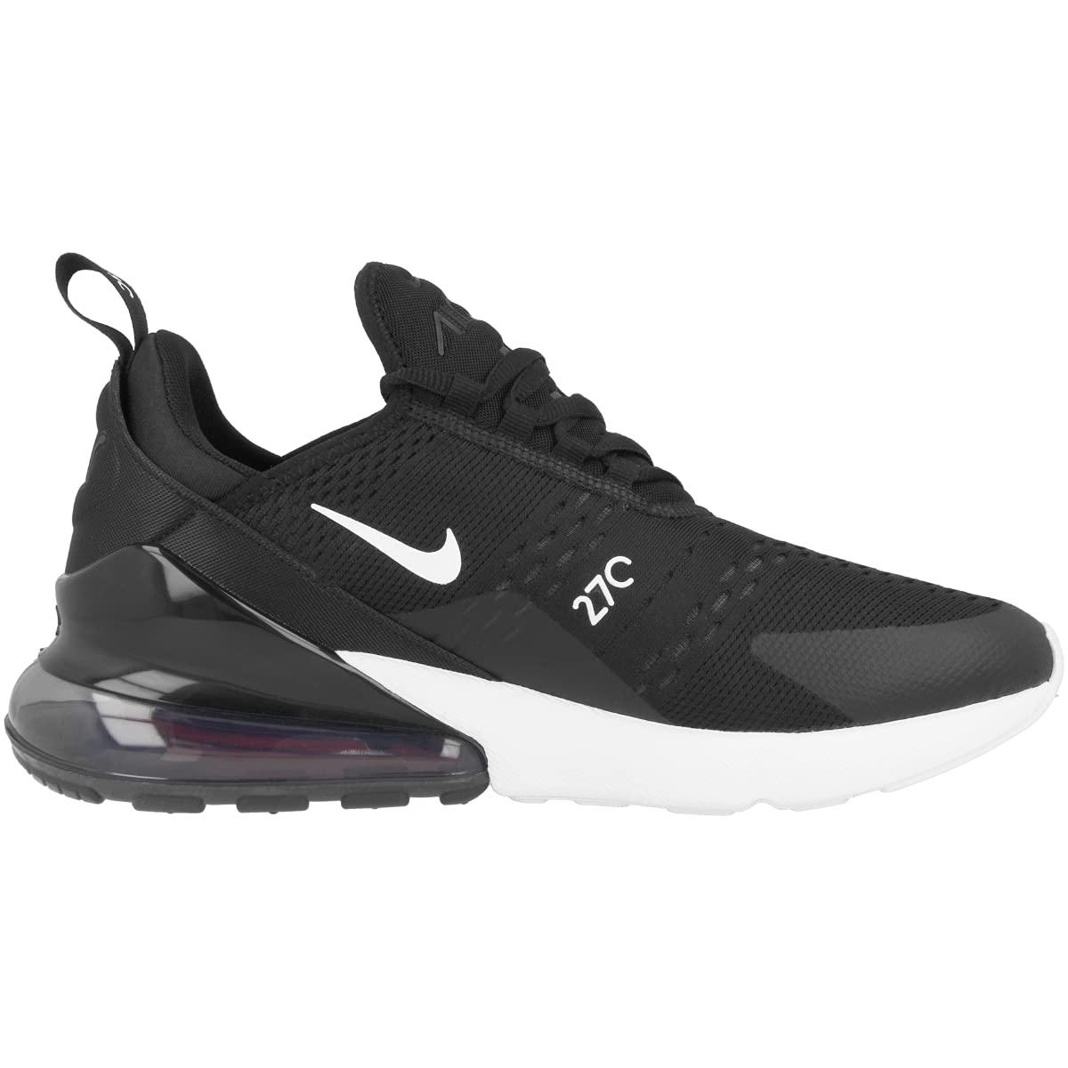 Nike meeste Air Max 270 tossud, must antratsiit valge päikesepunane, 43 EU – pakend ja tarvikud