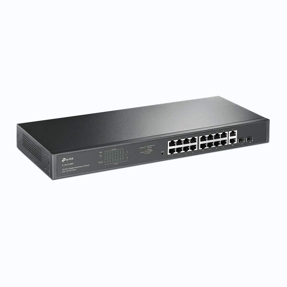 TP-Link TL-SG1218MP 16-Port Gigabit PoE LAN-switch (250 W