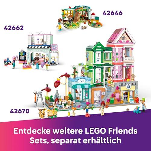 LEGO Friends Heartlake City elamu- ja ostutänav, ehituskomplekt rollimängudeks 9 tegelaskujuga (sh 7 minifiguuri) ja 3 kassiga, kingitus tüdrukutele ja teismelistele, mängumaja 42670 – pilt 10