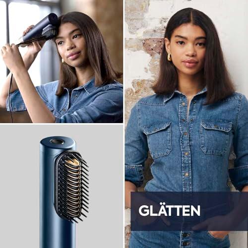BaByliss Air Wand, 3-ühes föön, sirgendaja ja soenguviimistlus, ioontehnoloogia, kiire digitaalne mootor, 3 otsikut, ei kahjusta juukseid, AS6553E – pilt 16