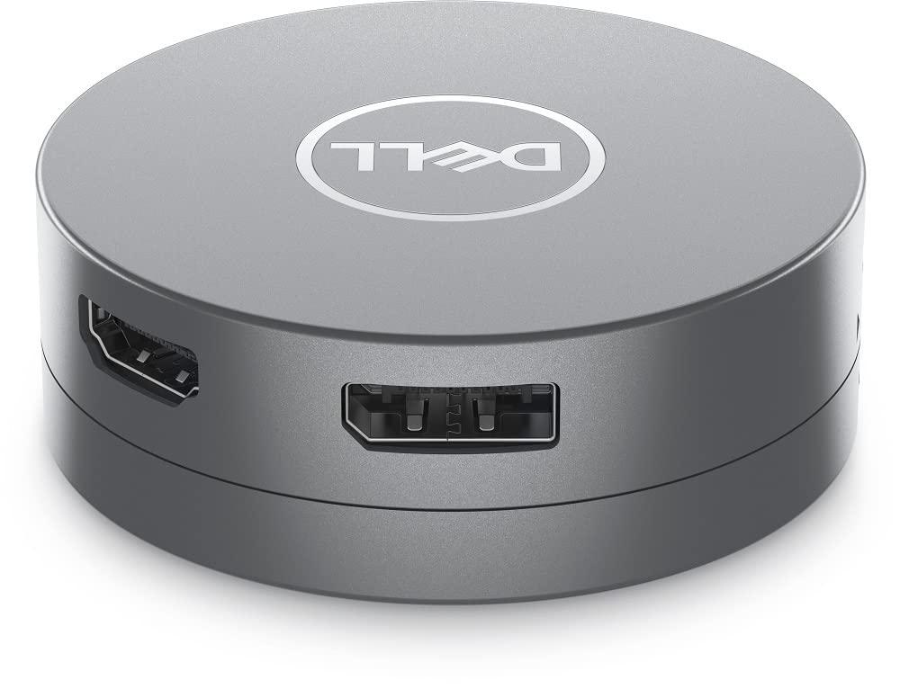 Dell DA305 mobiilne adapter dokkimisjaam 2xUSB 3.1/HDMI/VGA/DisplayPort/USB-C/Ethernet passiivne hall – detailne vaade