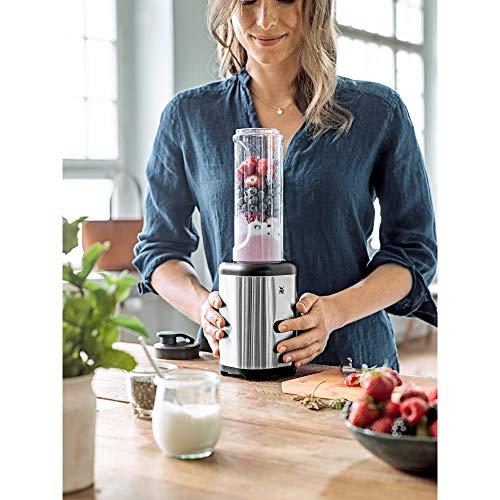 WMF Küchenminis kompaktne blender, mini standmixer, 400 W, väike blender, klaaskann 0,8 l, impulssrežiim, Cromargan matt – pilt 15