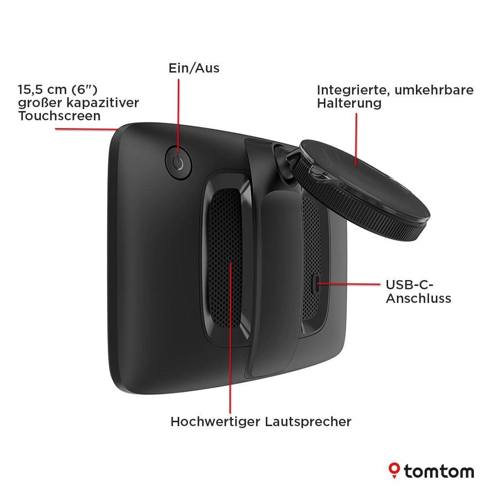 TomTom GO Advanced (6-tolline autonaviraator, liiklusummikute vältimine TomTom Traffic abil, maailmakaartide uuendused, WiFi kaudu värskendused, dünaamiline sõidurajaassistent, integreeritud pööratav kinnitus) – pilt 8
