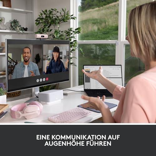 Logitech Brio 500 Full-HD veebikaamera automaatse valguskorrektsiooni, esitlusrežiimi, topeltmikrofoni ja mürasummutusega, privaatsuskattega, Microsoft Teams, Google Meet, Zoom, USB-C-kaabliga – Roosa – pilt 10