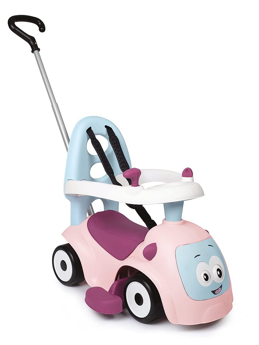 Smoby – Maestro Balade Rose – Mugav liikumisauto 3 kasutusfunktsiooniga: lükatav jalutuskäru, kõndimisabi ja tõukeauto, lastele alates 6. elukuust