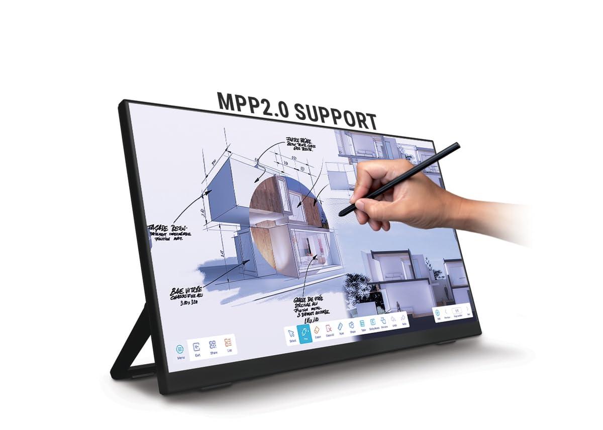 iiyama Prolite T2255MSC-B1 21,5″ IPS LED Monitor Full-HD 10-Punkt Multitouch kapatsitiivne HDMI DP USB3.0 MPP2.0 must – pilt 8