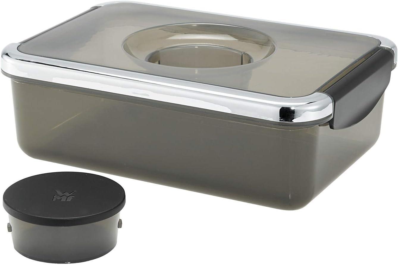 WMF Küchenminis Salat to go – Elektriline Köögiviljalõikur (150 W, salatikombain, elektriline köögiviljahakkur, 5 lõikeosa, sh salatikarp) – pilt 9