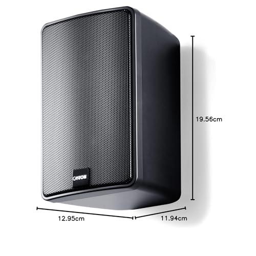 Canton Plus GX.3 riiulikõlarid (100 W) paar, must – detailne vaade