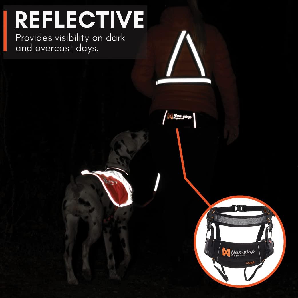 Non-stop dogwear CaniX vöö – käed vabad jooksuvöö koertele Canicross’i jaoks, suurus M – pilt 6