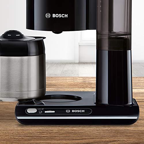Bosch Styline TKA8A053 filterkohvimasin, Aroma Sensor, 1,1 L roostevabast terasest termoskann, 8-12 tassi, automaatne väljalülitus, katlakivieemaldussüsteem, tilgalukk, eemaldatav veepaak (1 L), 1100 W, must – pilt 6