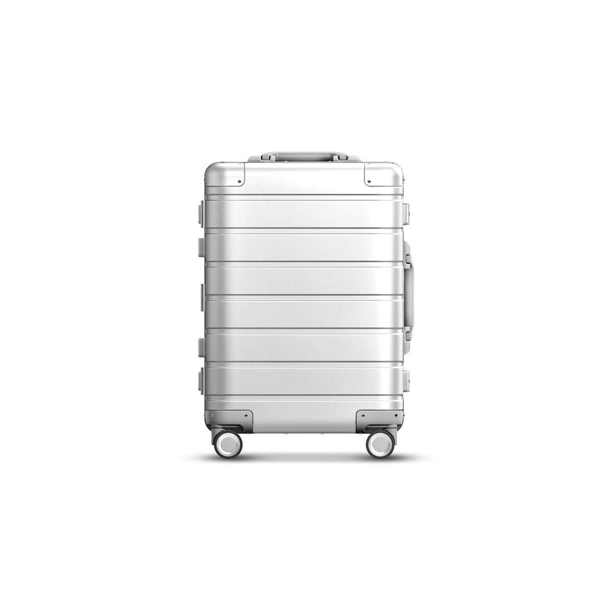 Xiaomi Mi Metal käsipagasi kohver 20″ (31 liitrit) – Kõrgekvaliteediline alumiinium-magneesiumsulamist ratastega kohver TSA lukuga – detailne vaade