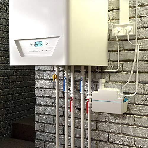 SFA – Kondensaadipump Eco V02 kahe sisendiga – kateldele ja kliimaseadmetele – vaikne (45 dB) – täiskomplekt – 26 x 13,8 x 17 cm – valmistatud Prantsusmaal – detailne vaade