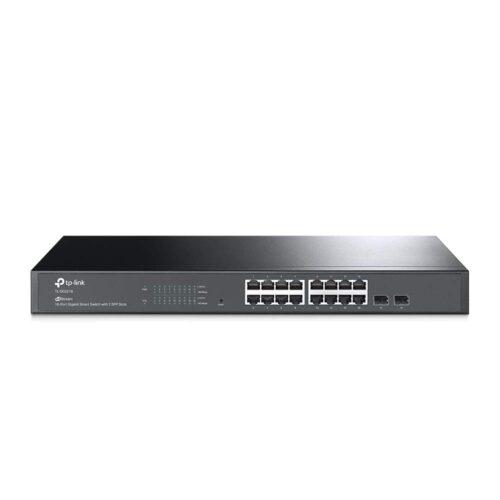 TP-Link TL-SG2218 16-pordiga Gigabit hallatav võrgulüliti 2 SFP-pesaga (19-tolline rack-paigaldus