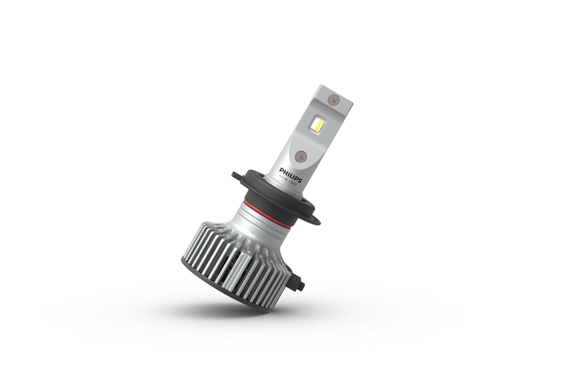 Philips Ultinon Pro6000 Standard H7-LED Esituled Tänavalegaalne*, 220% Ere Valgus**, Hõbedane – pakend ja tarvikud