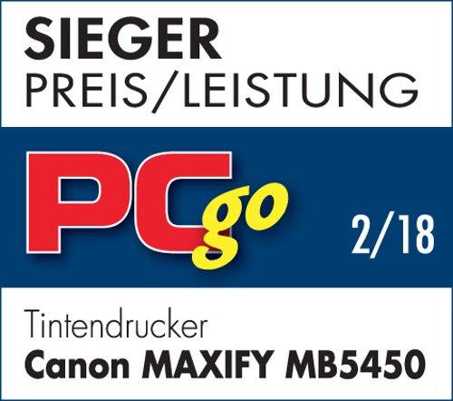 Canon Maxify MB5450 4-in-1 värviline tindiprinter-multifunktsionaal (printimine, kopeerimine, skaneerimine ja faksimine, 4 XL-tinti, kahepoolne printimine, USB, LAN/WLAN, D-ADF) must – pilt 8